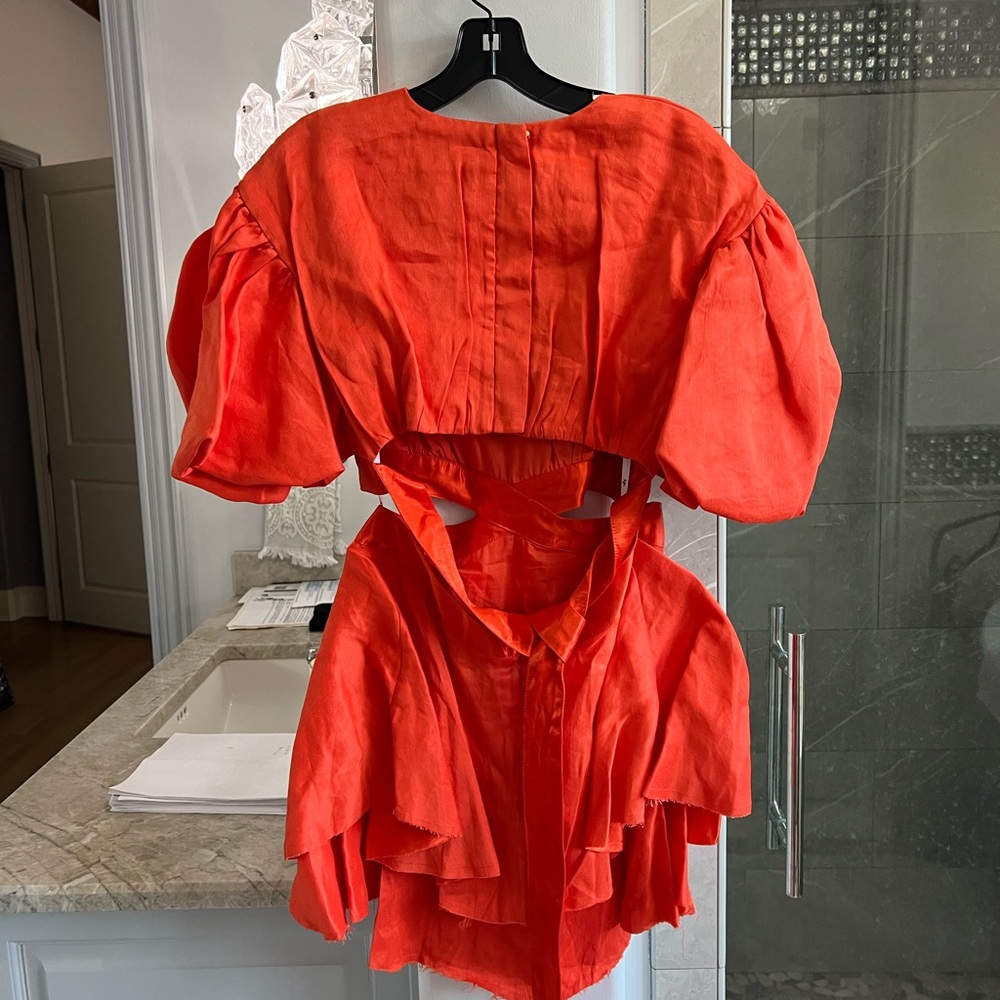 SOLD Aje Gracious Cut-Out Mini Dress - Picture 8 of 14